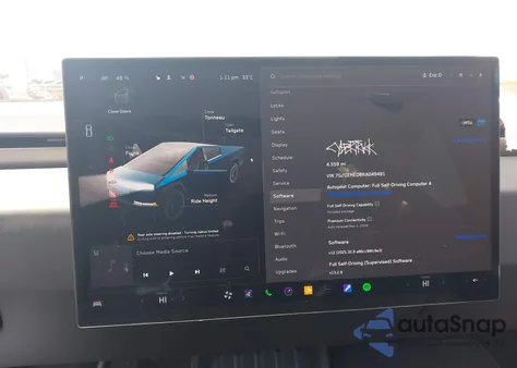 2024 Tesla Cybertruck All-Wheel Drive z USA, uszkodzony, nr VIN 7G2CEHED8RA049481